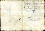Urrutia de Vergara Papers, back of page 20, folder 2, volume 1, 1606
