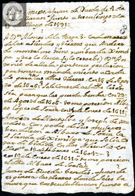 Urrutia de Vergara Papers, page 3, folder 1, volume 1