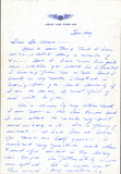 Letter from Arthur J. Miller, 1944