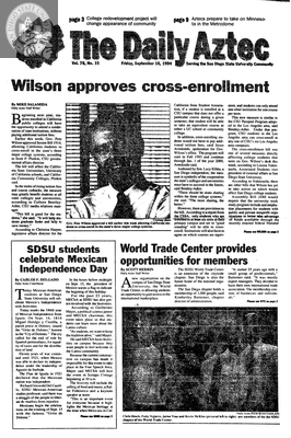 The Daily Aztec: Friday 09/16/1994