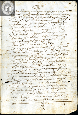 Urrutia de Vergara Papers, page 9, folder 2, volume 1, 1606
