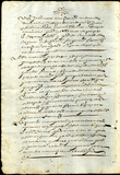 Urrutia de Vergara Papers, back of page 13, folder 2, volume 1, 1606
