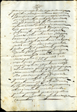 Urrutia de Vergara Papers, back of page 14, folder 2, volume 1, 1606
