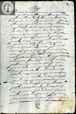Urrutia de Vergara Papers, Page 12, folder 2, volume 1, 1606