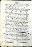 Urrutia de Vergara Papers, back of page 15, folder 2, volume 1, 1606