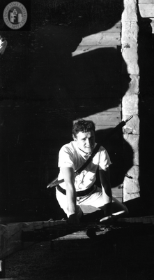 William Tascher in "Beau Geste" student parody, 1939
