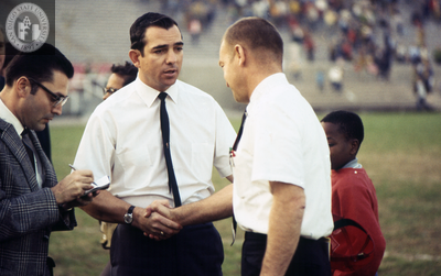 Coaches after Pasadena Bowl, 1969