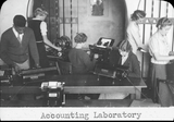 Accounting laboratory, 1935