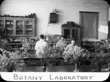 Botany laboratory, 1935