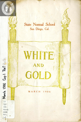 White and Gold yearbook, 1906