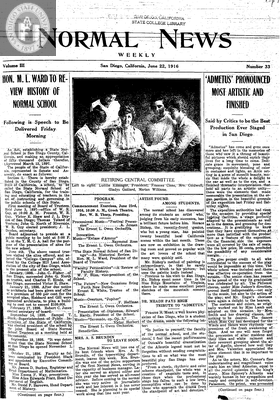 The Normal News Weekly: Thursday 06/22/1916