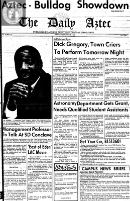 The Daily Aztec: Friday 02/15/1963