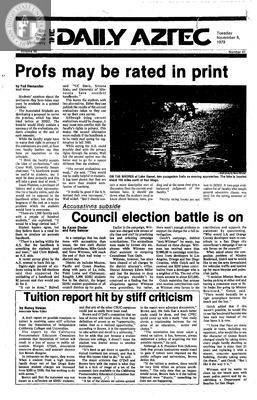 The Daily Aztec: Tuesday 11/06/1979