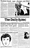 The Daily Aztec: Monday 09/22/1986