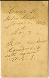 Asa Sackman Diary Number 7, 1862