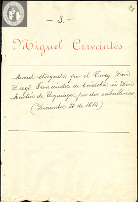 Urrutia de Vergara Papers, folder 3, volume 1, 1614