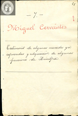 Urrutia de Vergara Papers, folder 7, volume 1