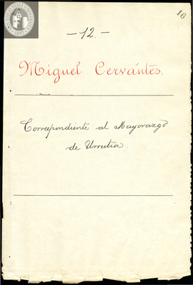 Urrutia de Vergara Papers, folder 12, volume 2