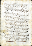 Urrutia de Vergara Papers, back of page 8, folder 2, volume 1, 1606