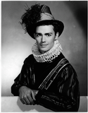 Tom Royal in costume for "Romeo and Juliet" at the Old Globe Theatre, 1950