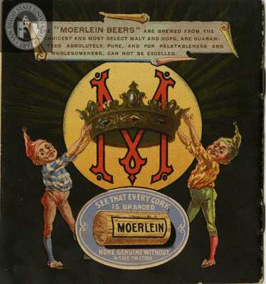 Eat, Drink (Moerlein's Beer) and be Merry trade card