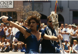 Drag queen and king in San Diego Pride parade, 1995