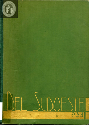 Del Sudoeste yearbook, 1934