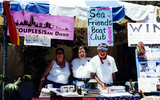 Couples/San Diego and Sea Friends Boat Club booth, 1995