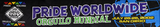 "Pride Worldwide Orgullo Mundial," banner with globe, 2002