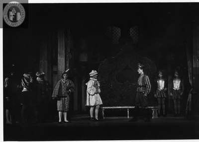 Ann Deering and John Clark in Twelfth Night, 1949