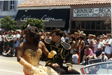 Drag queen and king in San Diego Pride parade, 1995