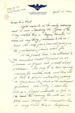 Letter from Leslie J. Carr, 1942