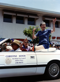 Christine Kehoe in the San Diego Pride parade, 1994