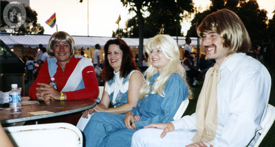 ABBA tribute band Bjorn Baby Bjorn at San Diego Pride, 1995