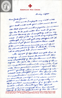 Letter from Harry E. Jones, 1942