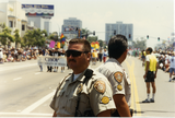 Police officers at the San Diego Pride parade, 1995