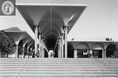 Aztec Center, with prominent colonnade, 1968