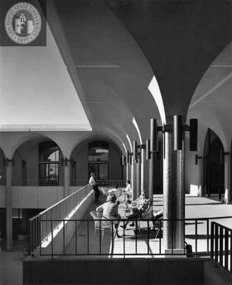 Aztec Center balcony, 1968