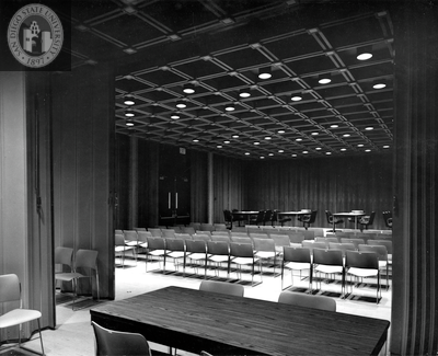 Divided conference room, Aztec Center, 1968