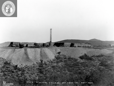 Construction on Montezuma Mesa, 1929