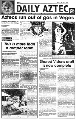 The Daily Aztec: Friday 03/06/1998