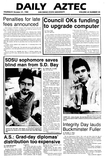 Daily Aztec: Thursday 10/27/1983